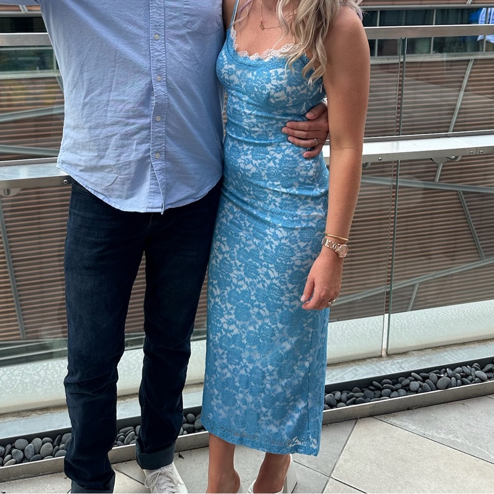 Blue Lace Dress